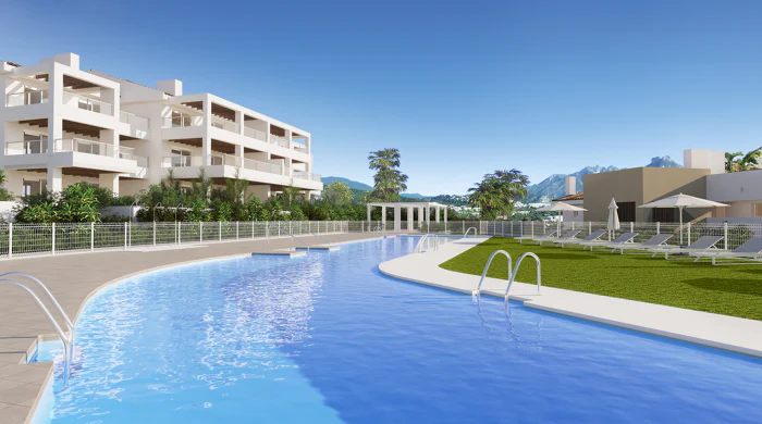 Altura 160, comfort and quality of life in modern apartments is Benahavis. Key Ready.