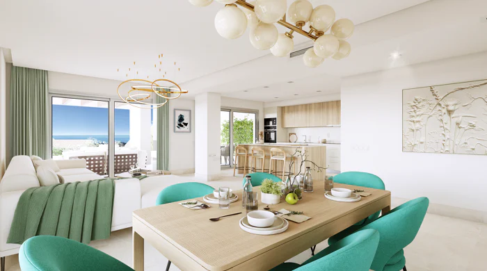Altura 160, comfort and quality of life in modern apartments is Benahavis. Key Ready.