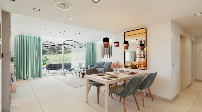 Solana Village, contemporary apartments and penthouses for golf lovers at La Cala Golf Resort in Mijas
