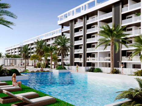Eden Beach, apartments with sea views near the beach in Torrevieja