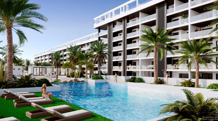 Eden Beach, apartments with sea views near the beach in Torrevieja