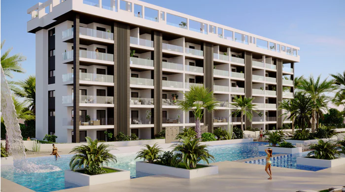 Eden Beach, apartments with sea views near the beach in Torrevieja