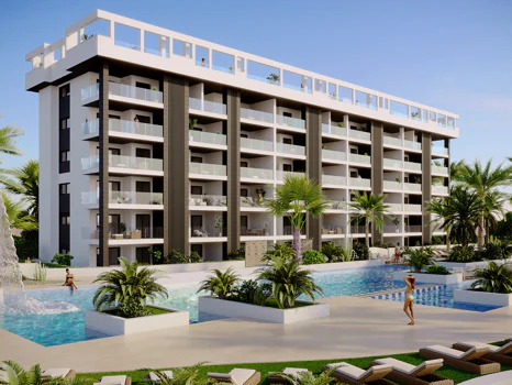Eden Beach, apartments with sea views near the beach in Torrevieja