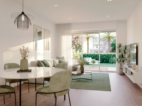 Allure, confort and design in groundfloor and duplex apartments in Alenda Golf.