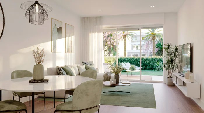 Allure, confort and design in groundfloor and duplex apartments in Alenda Golf.