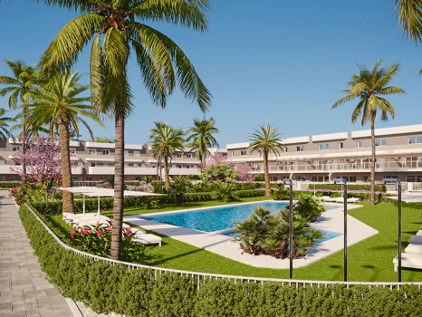 Allure, confort and design in groundfloor and duplex apartments in Alenda Golf.