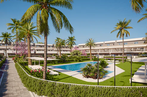 Allure, confort and design in groundfloor and duplex apartments in Alenda Golf.