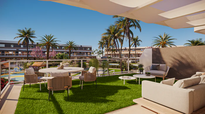 Allure, confort and design in groundfloor and duplex apartments in Alenda Golf.