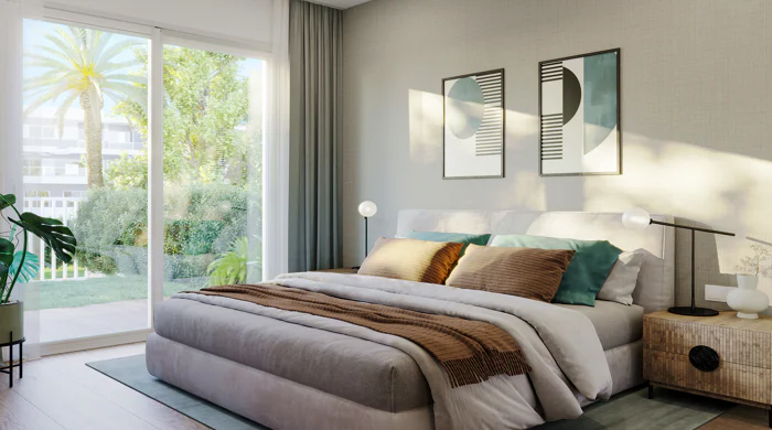 Allure, confort and design in groundfloor and duplex apartments in Alenda Golf.