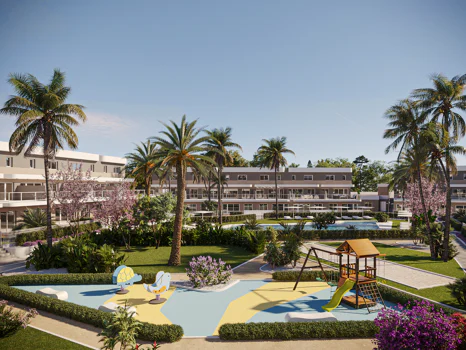 Allure, confort and design in groundfloor and duplex apartments in Alenda Golf.