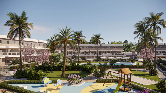 Allure, confort and design in groundfloor and duplex apartments in Alenda Golf.