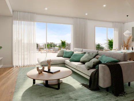 Allure, confort and design in groundfloor and duplex apartments in Alenda Golf.