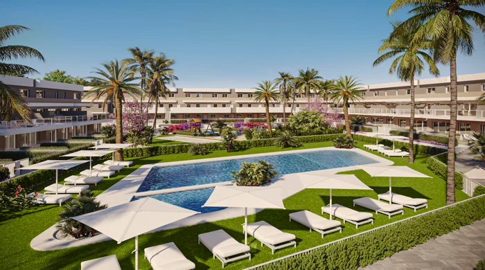 Allure, confort and design in groundfloor and duplex apartments in Alenda Golf.