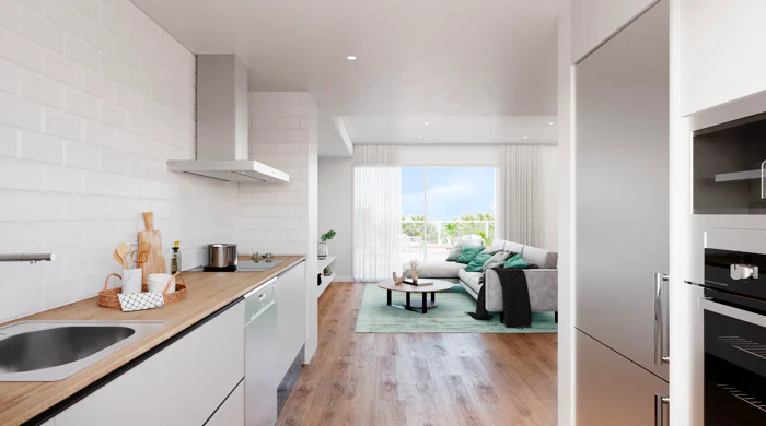 Allure, confort and design in groundfloor and duplex apartments in Alenda Golf.
