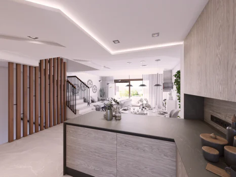 Almazara Views, contemporary townhouses fully integrated in nature.