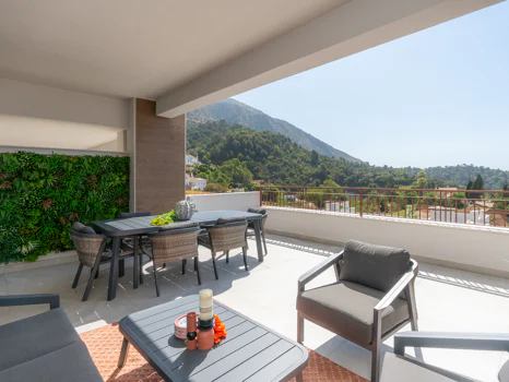 Almazara Views, contemporary townhouses fully integrated in nature.
