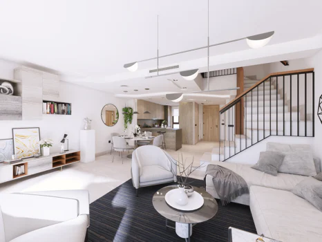 Almazara Views, contemporary townhouses fully integrated in nature.