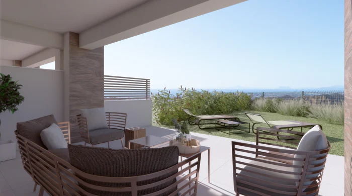 Almazara Views, contemporary townhouses fully integrated in nature.