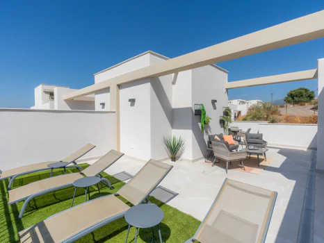 Almazara Views, contemporary townhouses fully integrated in nature.