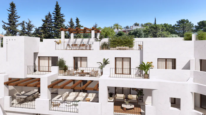 Fuente Lirios, apartments and penthouses in the center of Benahavís