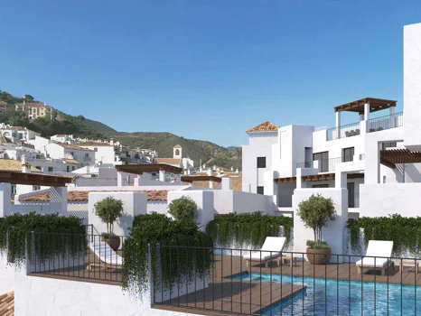Fuente Lirios, apartments and penthouses in the center of Benahavís
