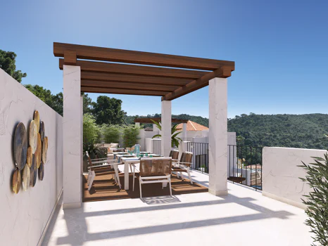 Fuente Lirios, apartments and penthouses in the center of Benahavís