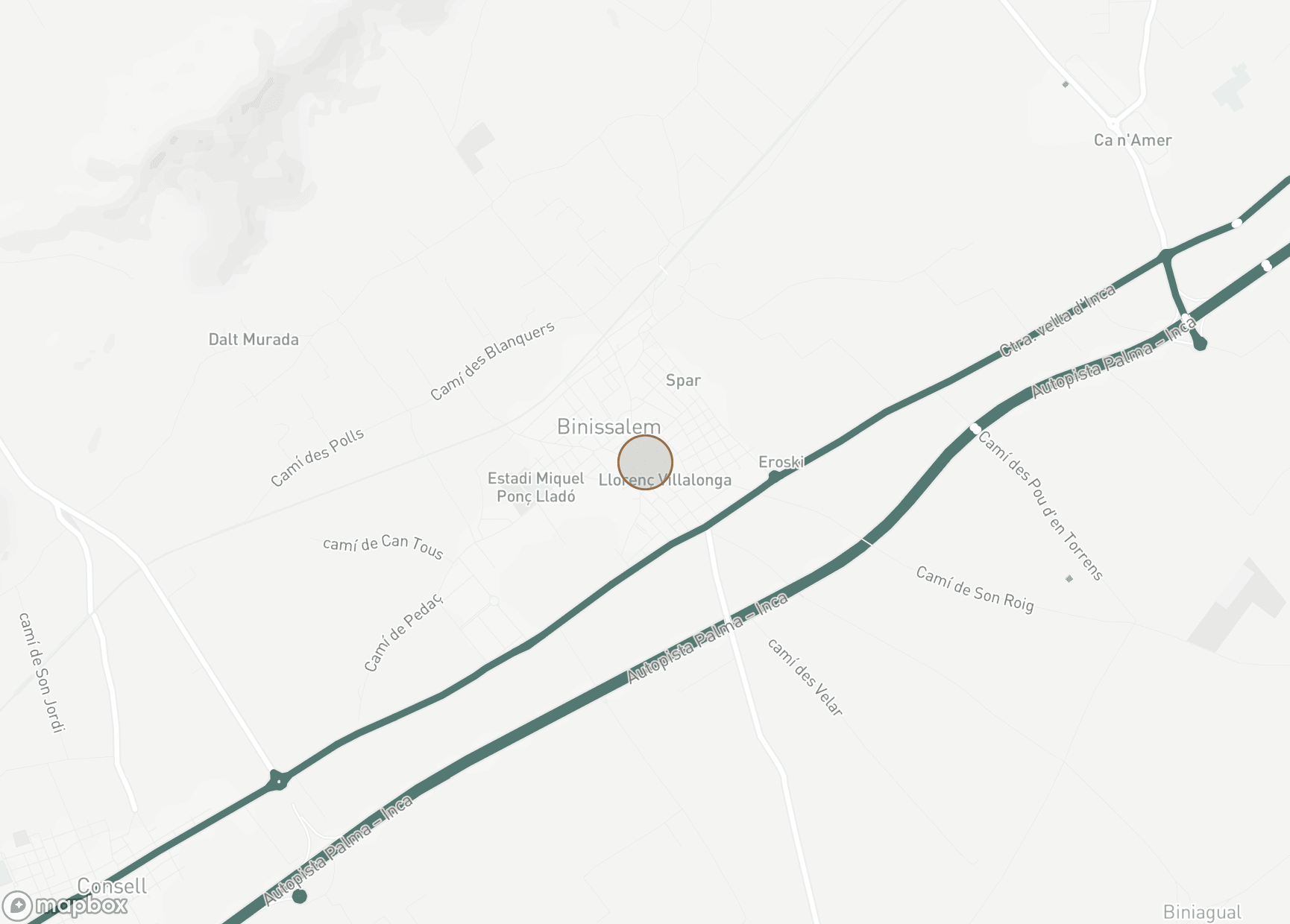 Property Location Map, Binissalem