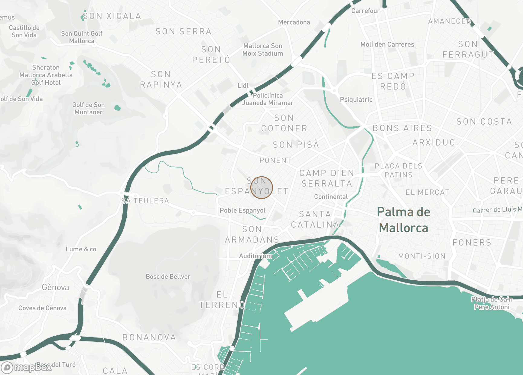 Property Location Map, Son Espanyolet, Palma de Mallorca
