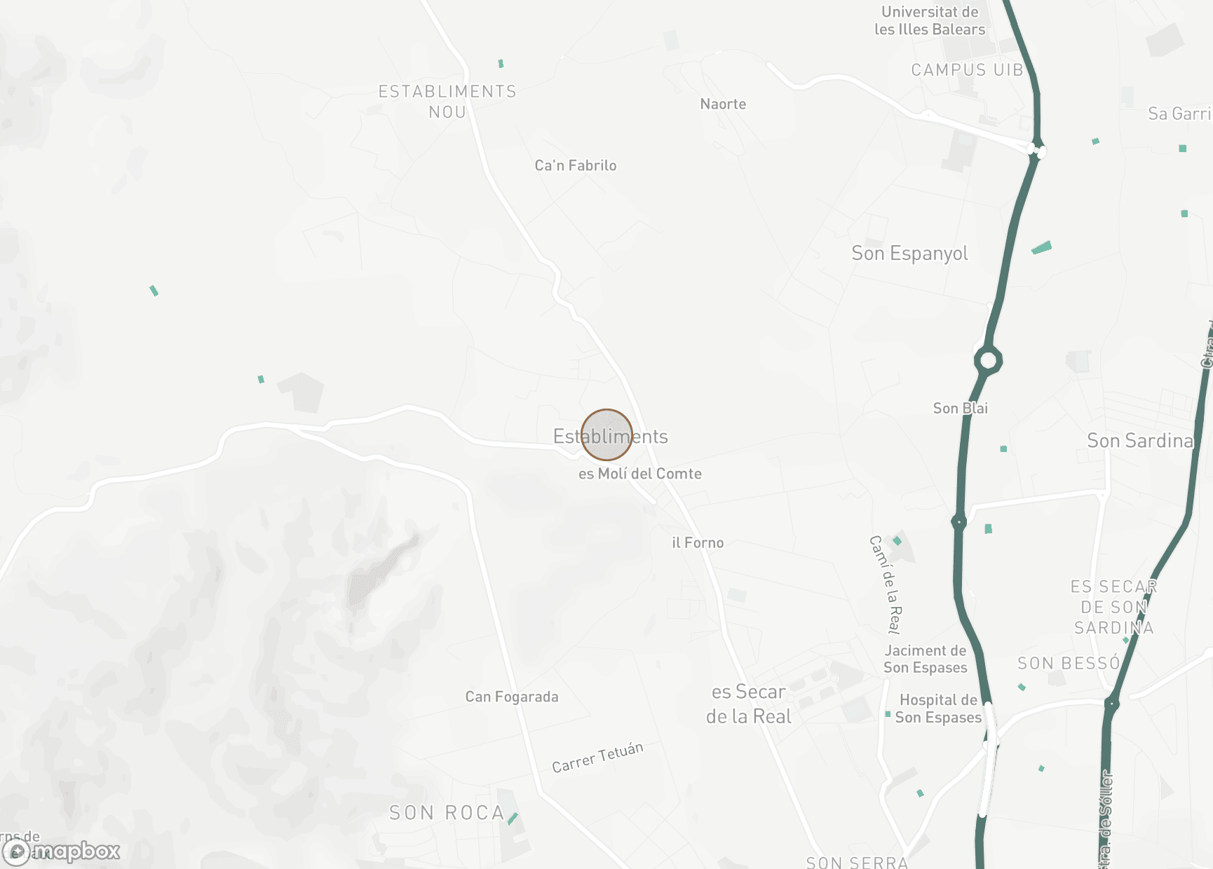 Property Location Map, Establiments, Palma de Mallorca