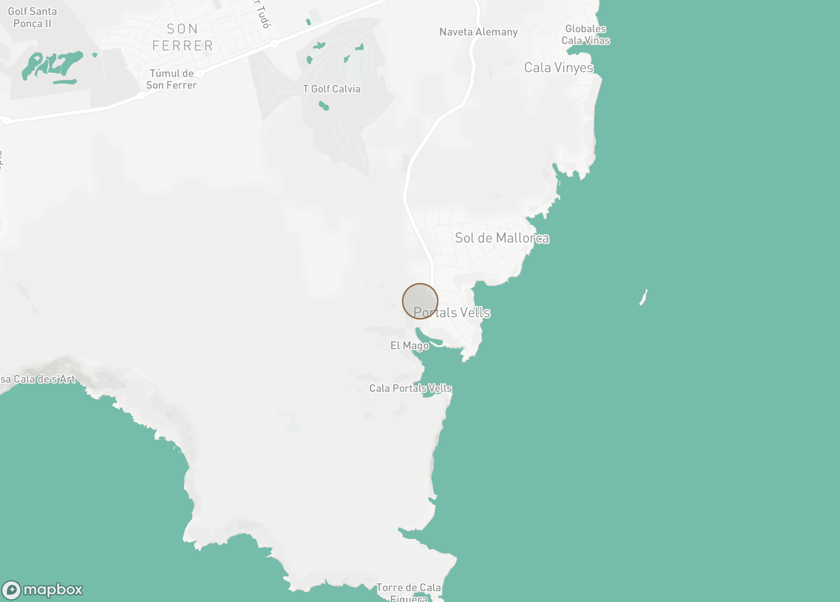 Property Location Map, Sol de Mallorca, Calvia