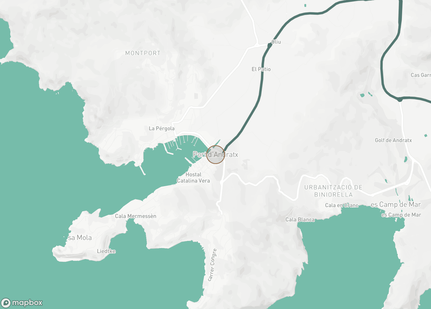 Property Location Map, Puerto Andratx