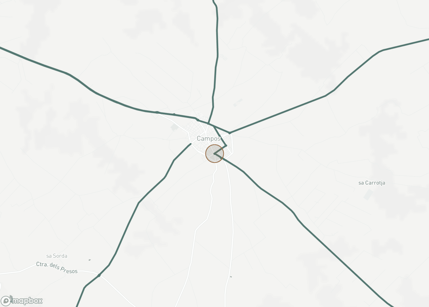 Property Location Map, Campos