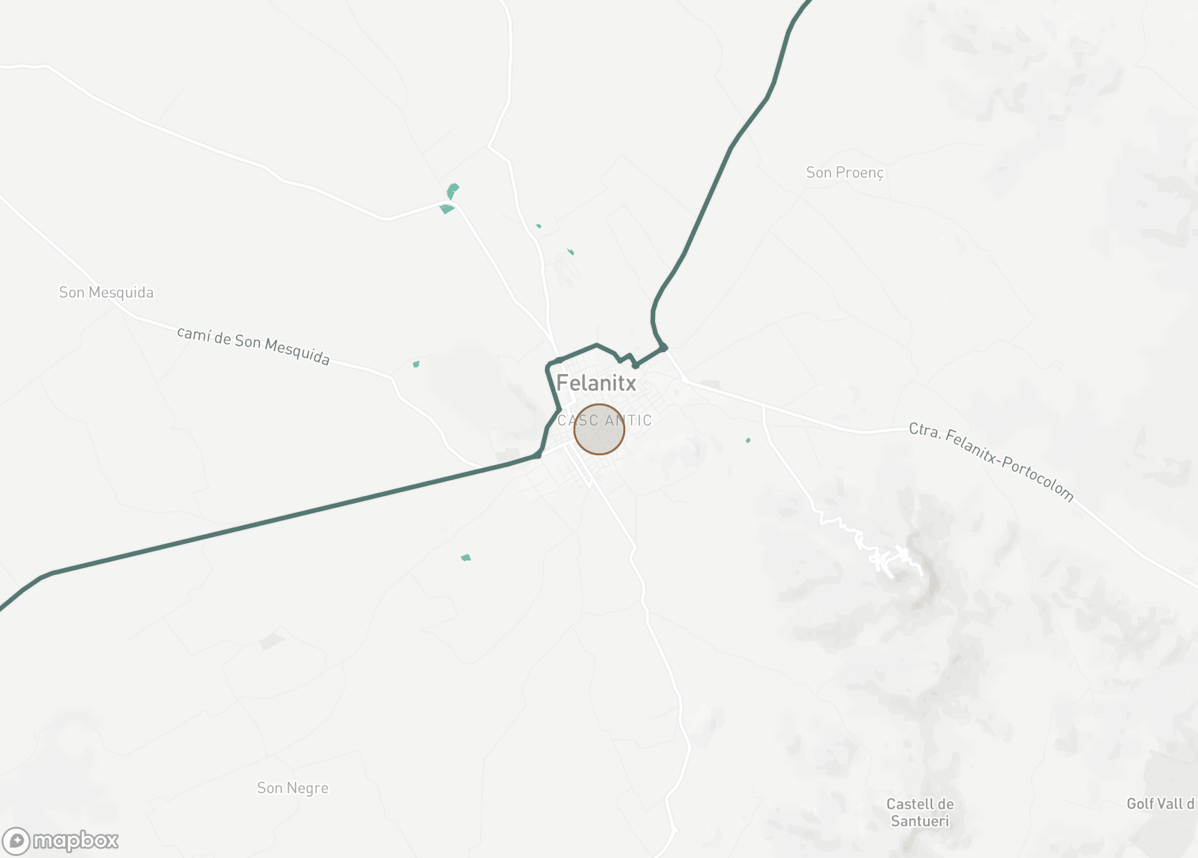 Property Location Map, Felanitx