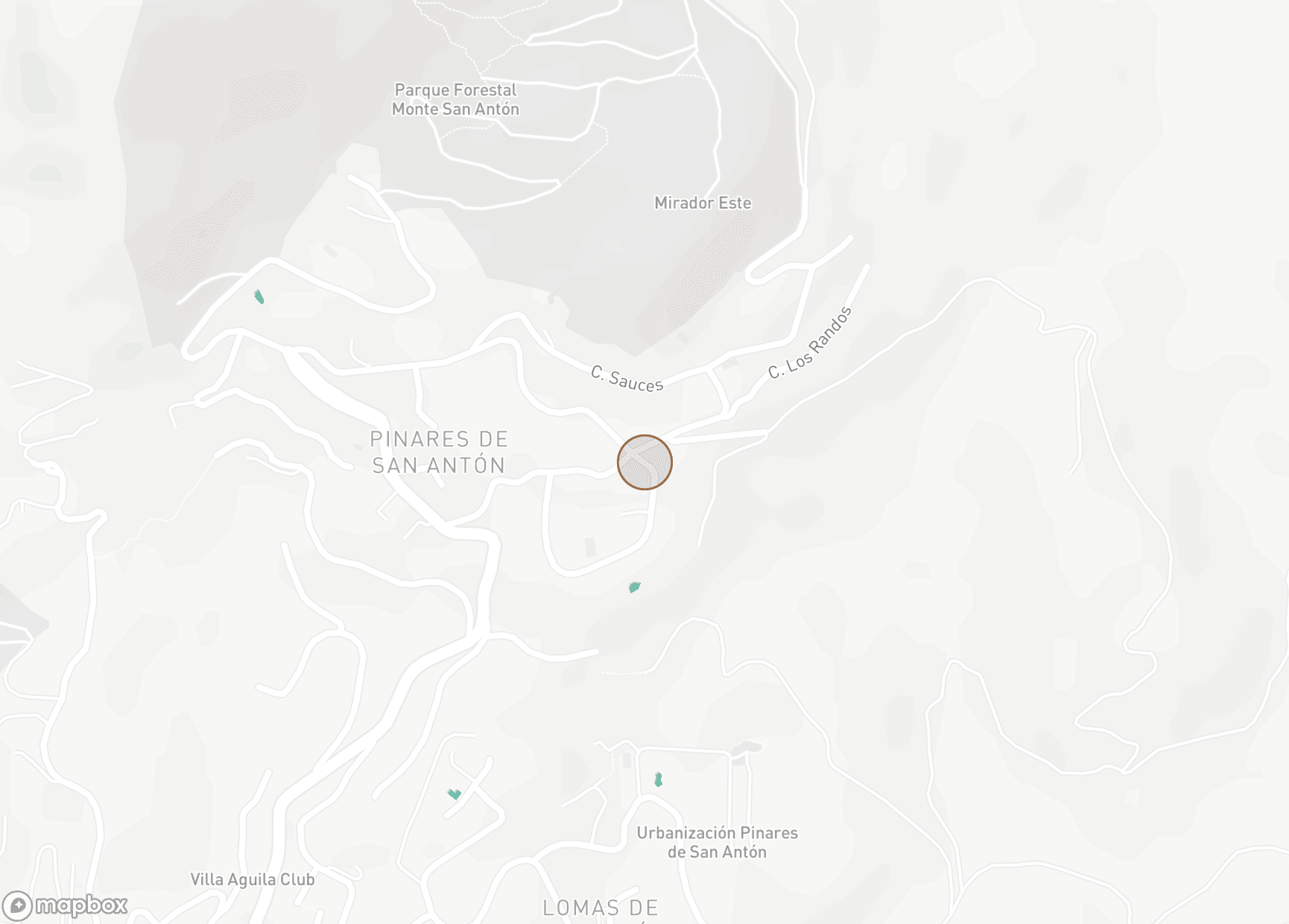Property Location Map, Pinares de San Antón, Malaga - Este