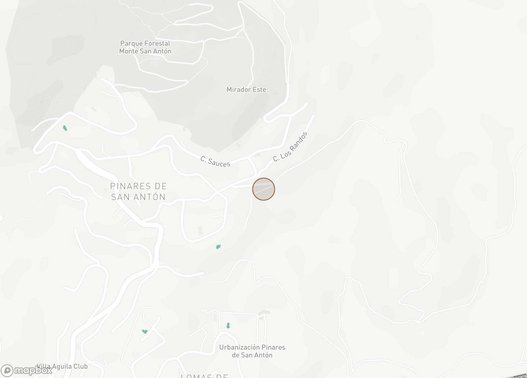 Property Location Map, Pinares de San Antón, Malaga - Este