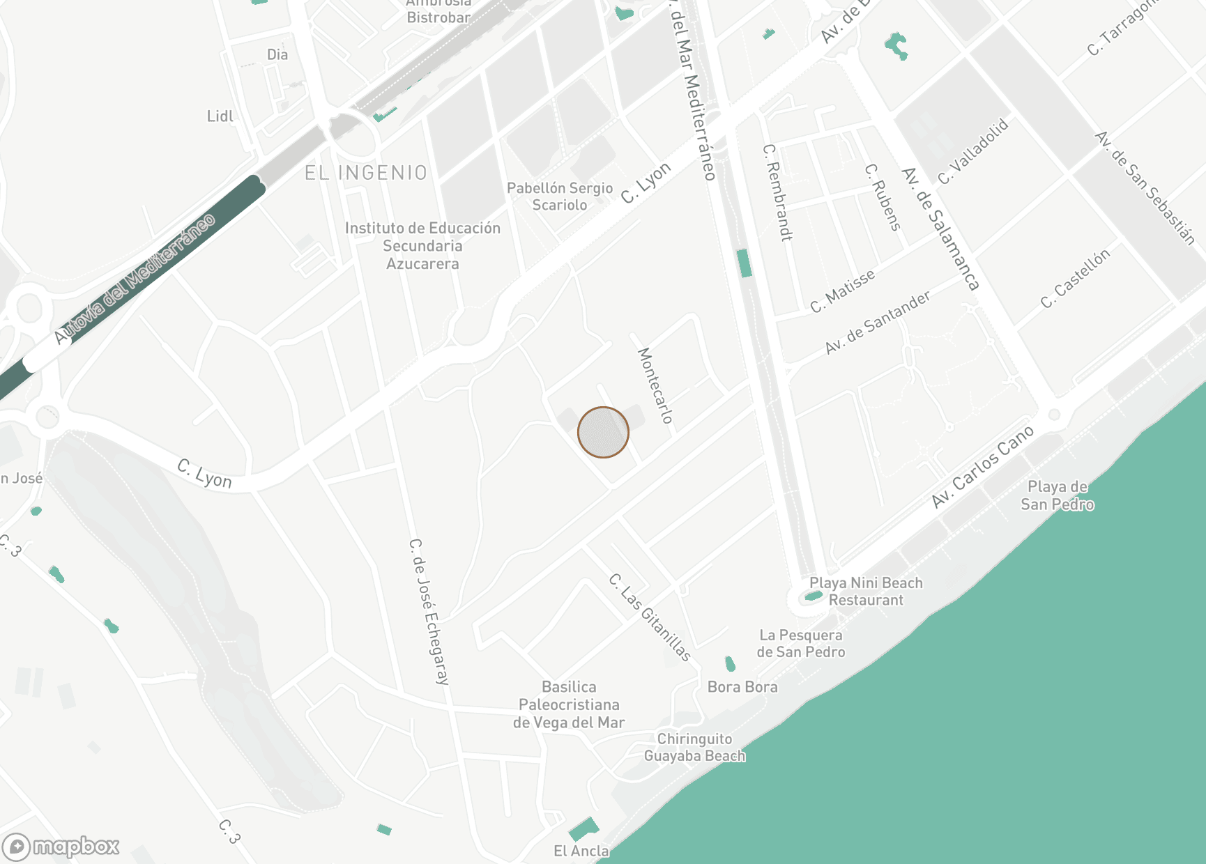 Property Location Map, San Pedro de Alcantara