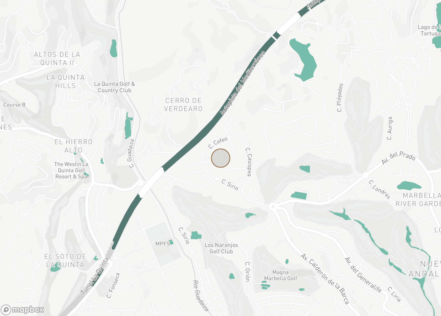 Property Location Map, Haza del Conde, Nueva Andalucia