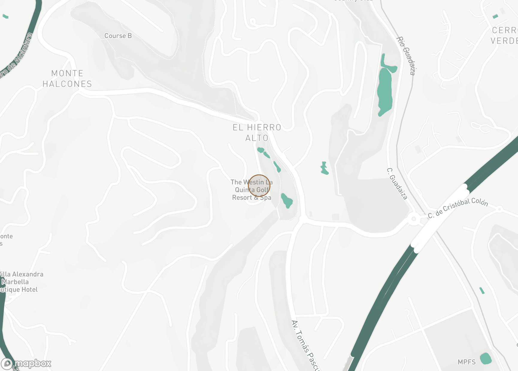 Property Location Map, El Herrojo, Benahavis