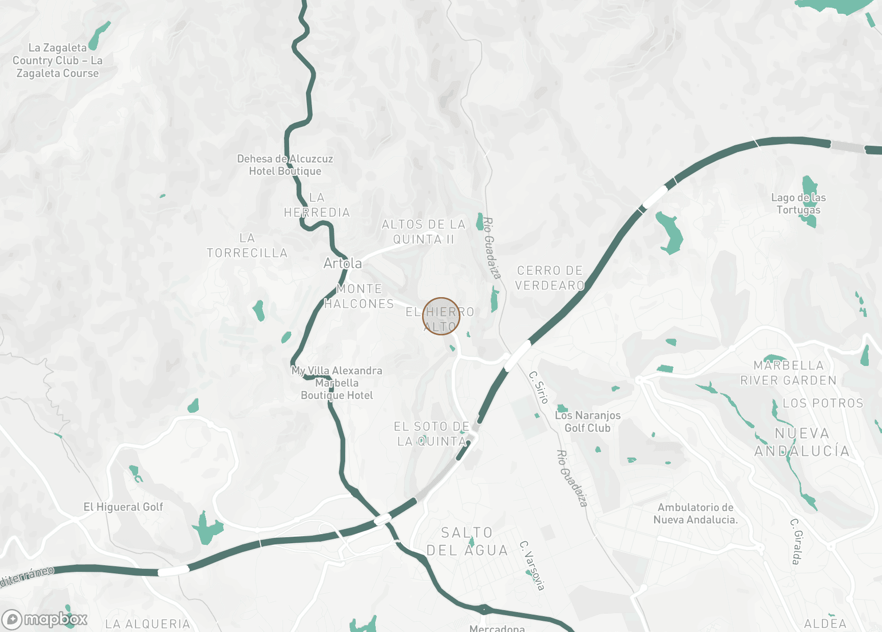 Property Location Map, La Reserva de la Quinta, Benahavis