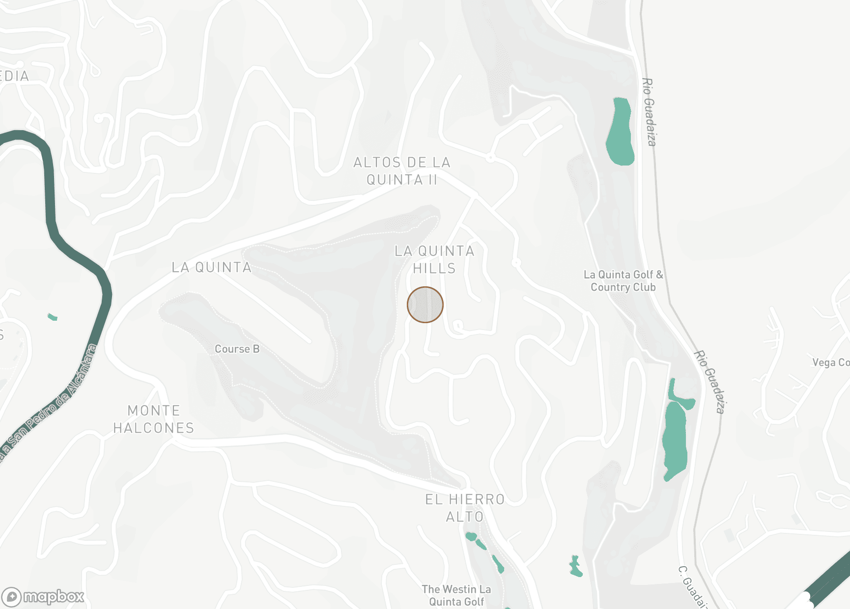 Property Location Map, La Quinta, Benahavis