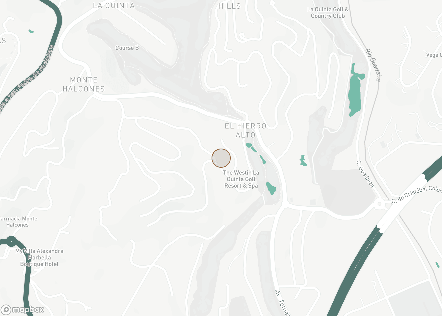 Property Location Map, El Herrojo, Benahavis