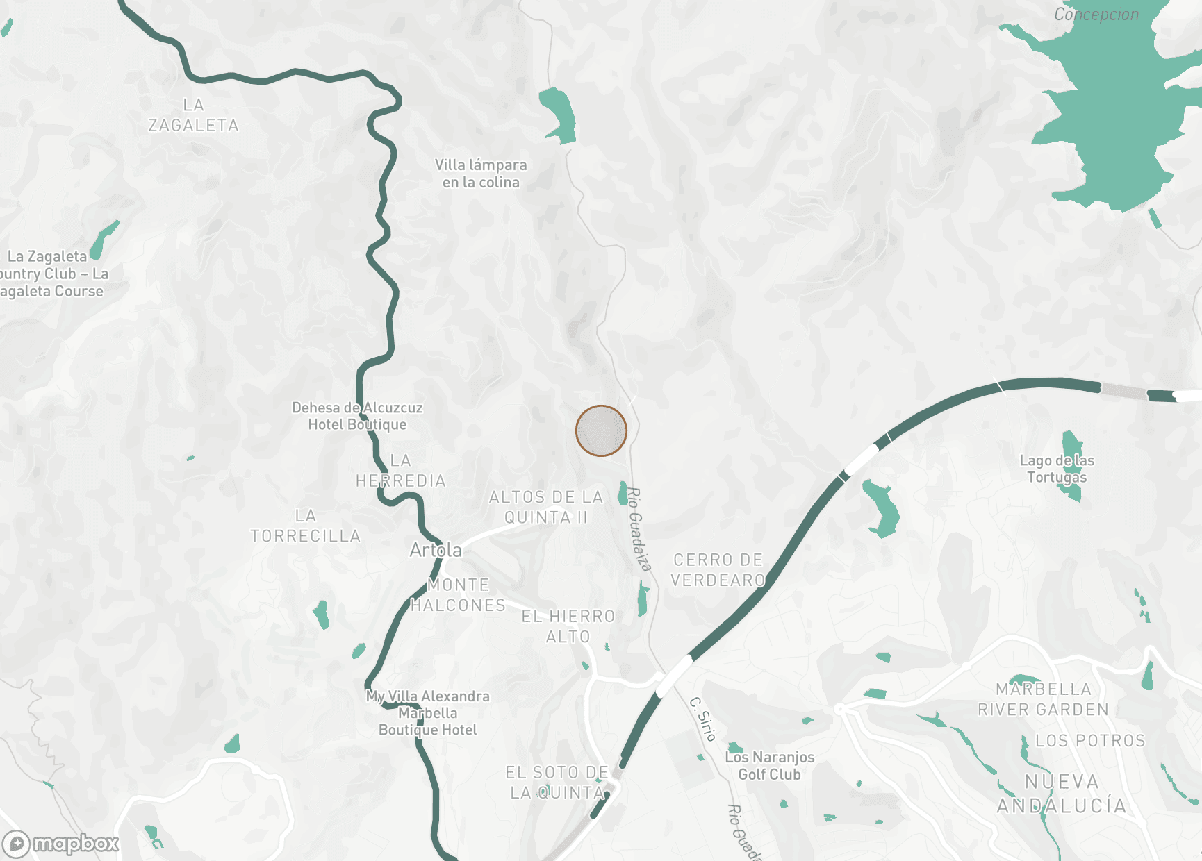 Property Location Map, Lomas de La Quinta, Benahavis