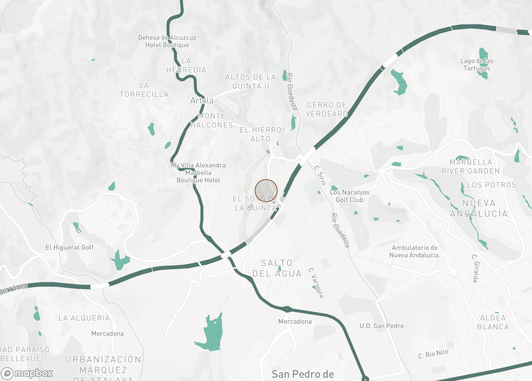 Property Location Map, Terrazas de la Quinta, Benahavis