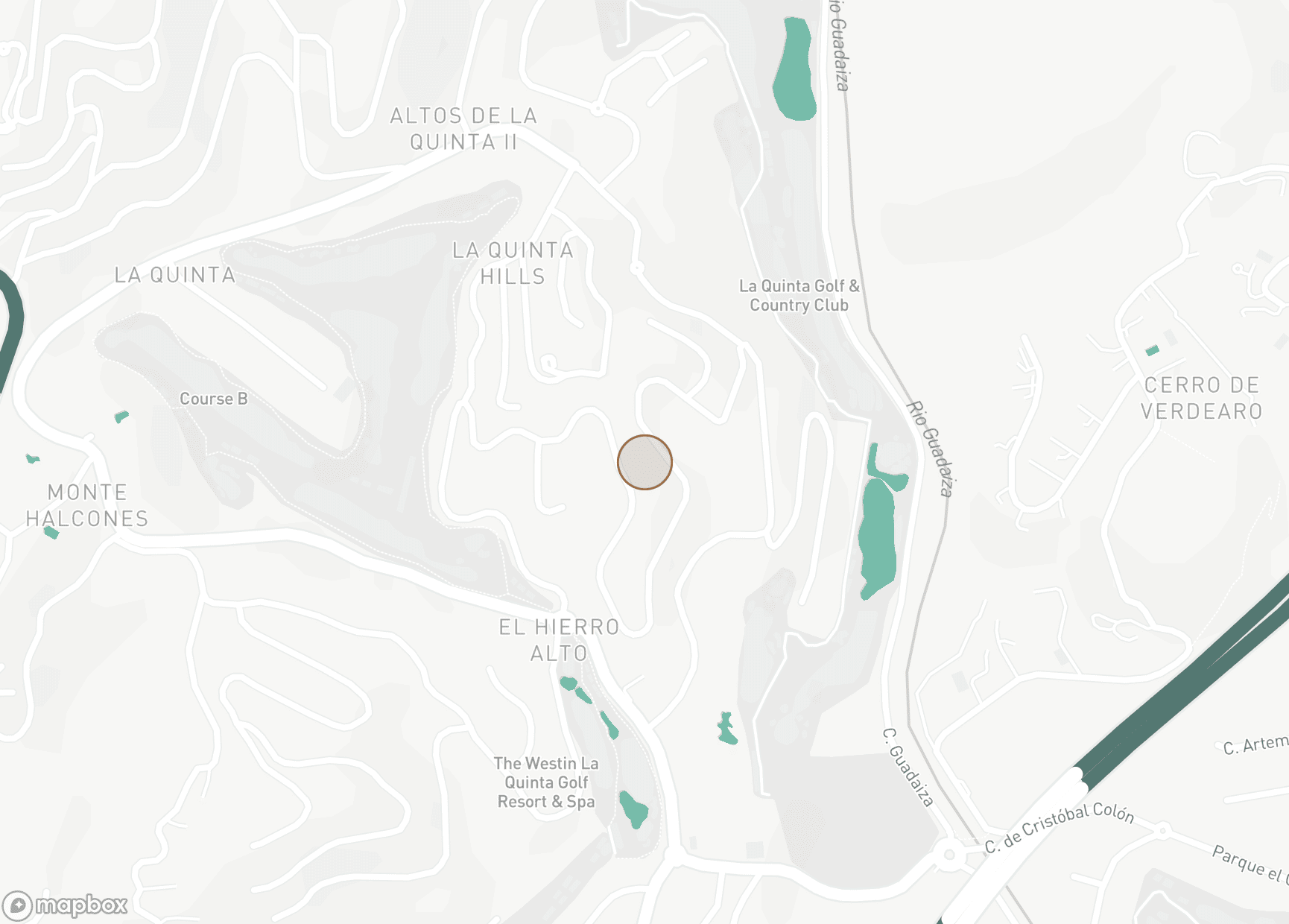 Property Location Map, La Quinta, Benahavis