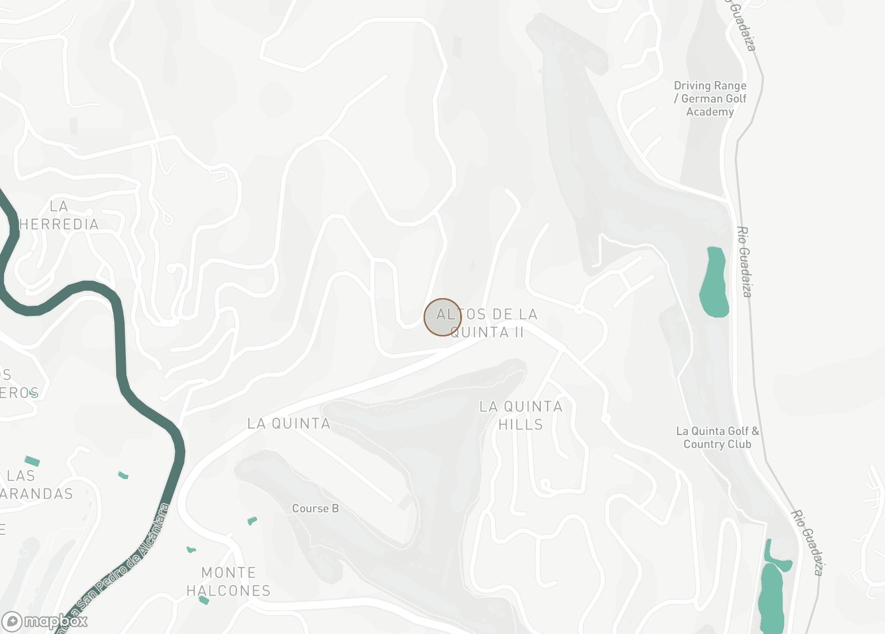 Property Location Map, La Quinta, Benahavis