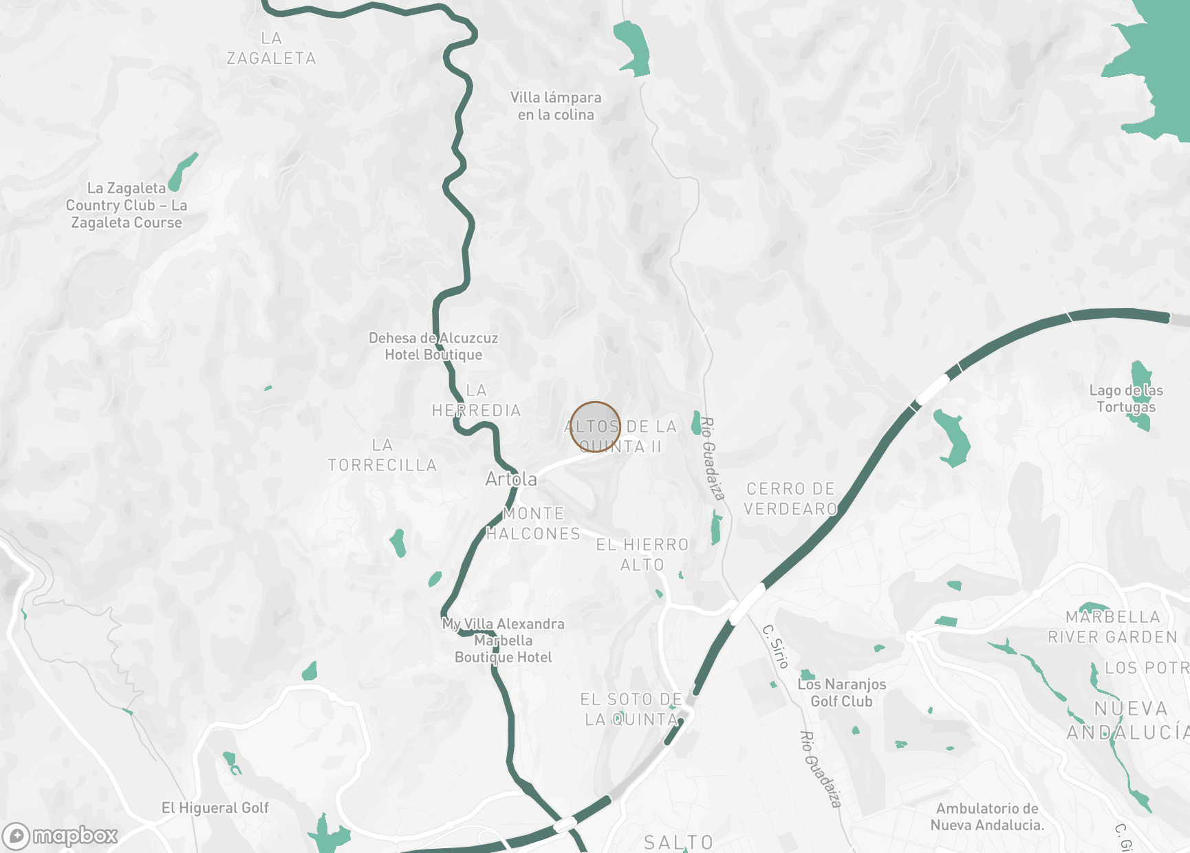 Property Location Map, The View Marbella, Benahavis