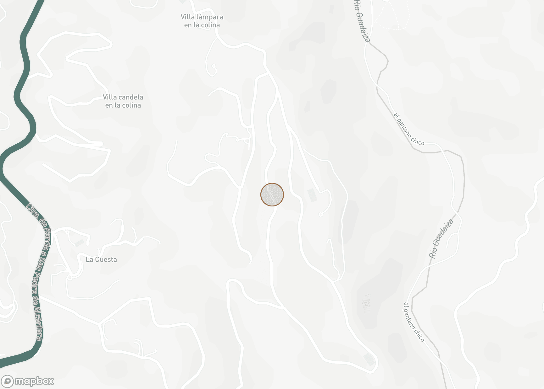 Property Location Map, El Madroñal, Benahavis