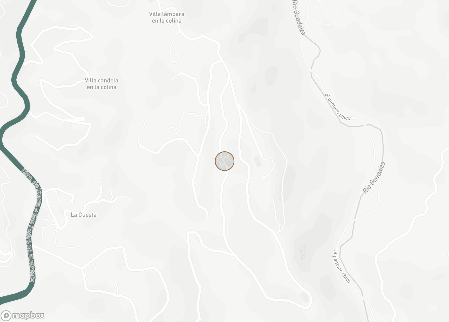 Property Location Map, El Madroñal, Benahavis