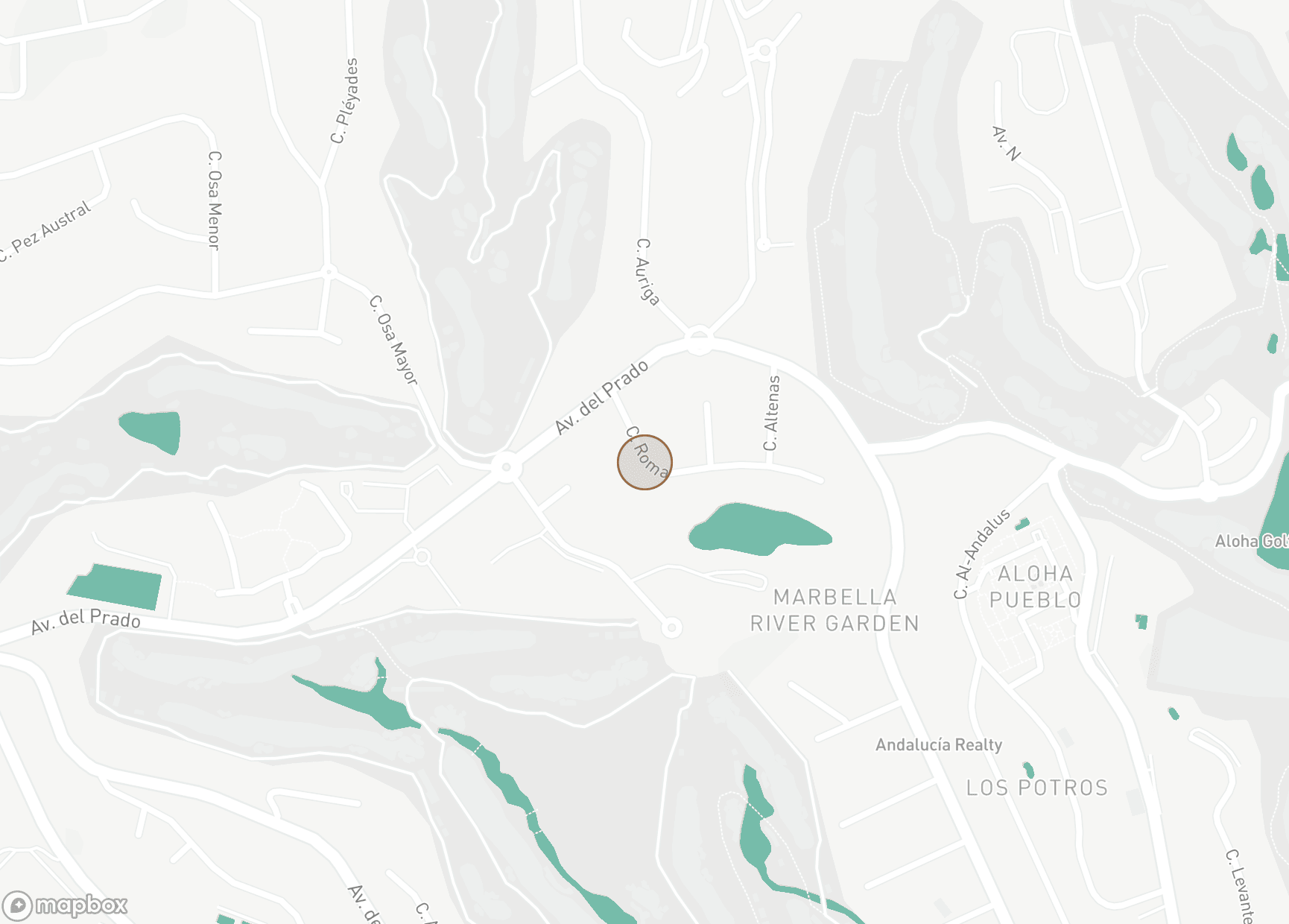 Property Location Map, Las Brisas, Nueva Andalucia