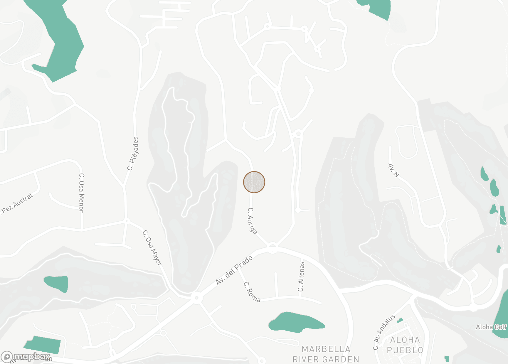 Property Location Map, Supermanzana H, Nueva Andalucia